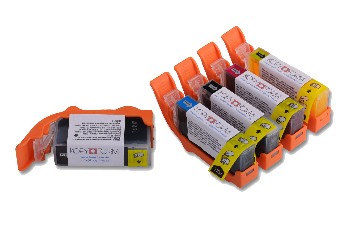 Lebensmitteltinte Patronen-Set für den Einsteiger und den Alleskönner (TK580)